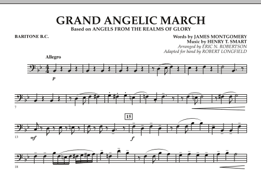 Download Robert Longfield Grand Angelic March - Baritone B.C. Sheet Music