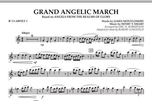 Download Robert Longfield Grand Angelic March - Bb Clarinet 1 Sheet Music