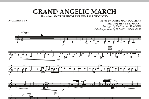 Download Robert Longfield Grand Angelic March - Bb Clarinet 3 Sheet Music