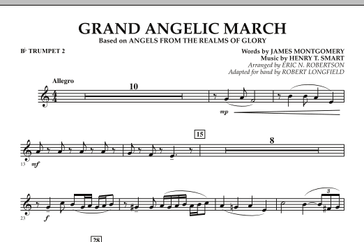 Download Robert Longfield Grand Angelic March - Bb Trumpet 2 Sheet Music