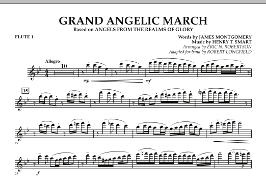 Download Robert Longfield Grand Angelic March - Flute 1 Sheet Music