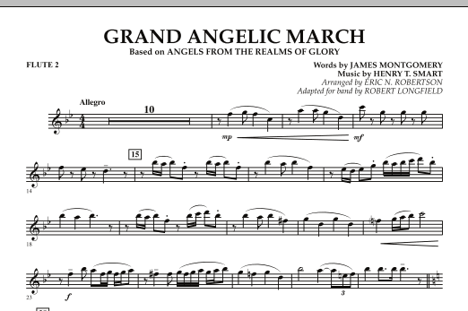 Download Robert Longfield Grand Angelic March - Flute 2 Sheet Music