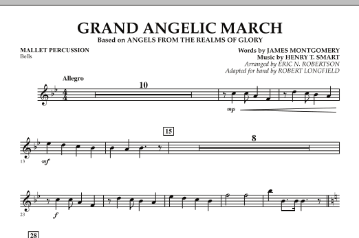 Download Robert Longfield Grand Angelic March - Mallet Percussion Sheet Music