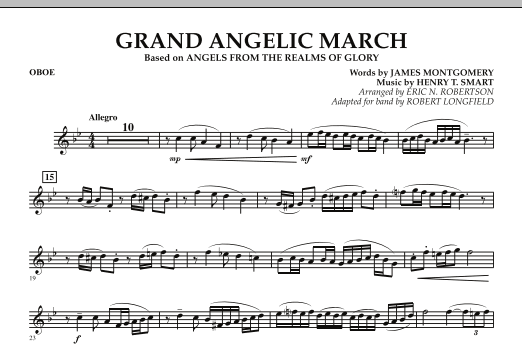 Download Robert Longfield Grand Angelic March - Oboe Sheet Music