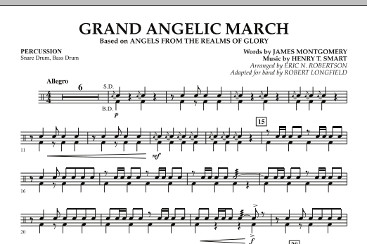 Download Robert Longfield Grand Angelic March - Percussion Sheet Music