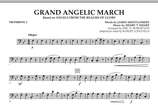 Download Robert Longfield Grand Angelic March - Trombone 2 Sheet Music