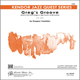 Download or print Greg's Groove - Solo Sheet - Alto Sax Sheet Music Printable PDF 1-page score for Jazz / arranged Jazz Ensemble SKU: 367999.