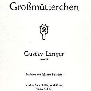 Download G. Langer Grossmutterchen Sheet Music and Printable PDF Score for Piano, Vocal & Guitar (Right-Hand Melody)
