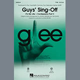 Download or print Guys' Sing-Off (from Glee) Sheet Music Printable PDF 7-page score for Film/TV / arranged TTBB Choir SKU: 283828.