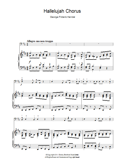 Download George Frideric Handel Hallelujah Chorus (from The Messiah) Sheet Music