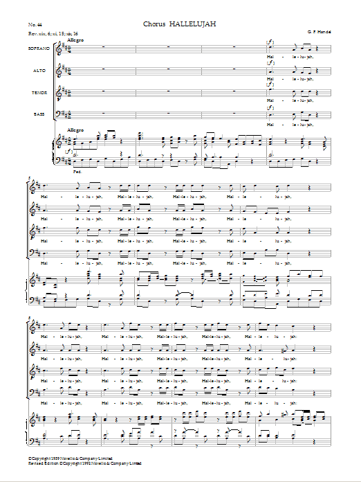 Download George Frideric Handel Hallelujah Sheet Music