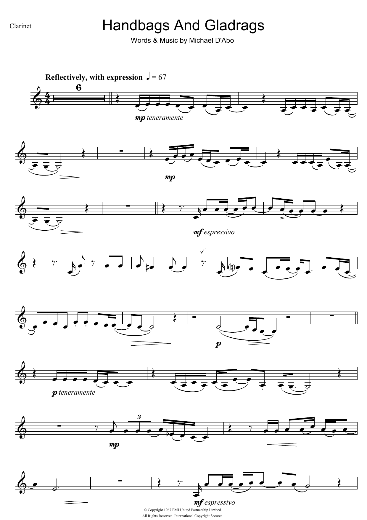 Download Stereophonics Handbags And Gladrags Sheet Music