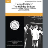 Download or print Andy Williams Happy Holiday/The Holiday Season (arr. Adam Scott) Sheet Music Printable PDF 8-page score for Barbershop / arranged SATB Choir SKU: 407171.
