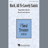 Download or print Hark All Ye Lovely Saints (arr. John Leavitt) Sheet Music Printable PDF 6-page score for Concert / arranged SATB Choir SKU: 159850.