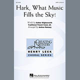 Download or print Hark, What Music Fills The Sky (arr. Andrea Ramsey) Sheet Music Printable PDF 3-page score for Concert / arranged SATB Choir SKU: 94471.