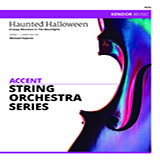 Download or print Haunted Halloween (Creepy Monsters In The Moonlight) - 1st Violin Sheet Music Printable PDF 2-page score for Classical / arranged Orchestra SKU: 440494.