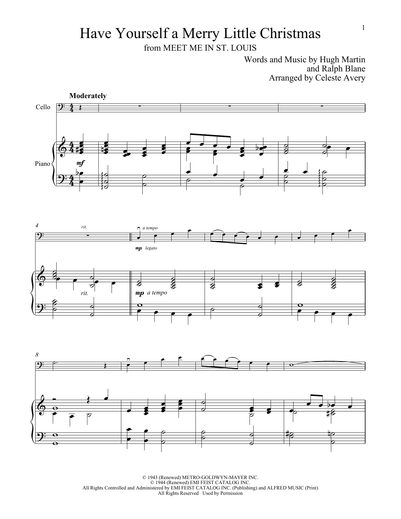 Download Hugh Martin Have Yourself A Merry Little Christmas Sheet Music
