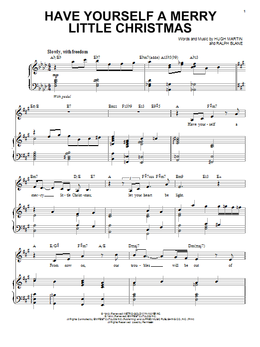 Download Michael Buble Have Yourself A Merry Little Christmas Sheet Music