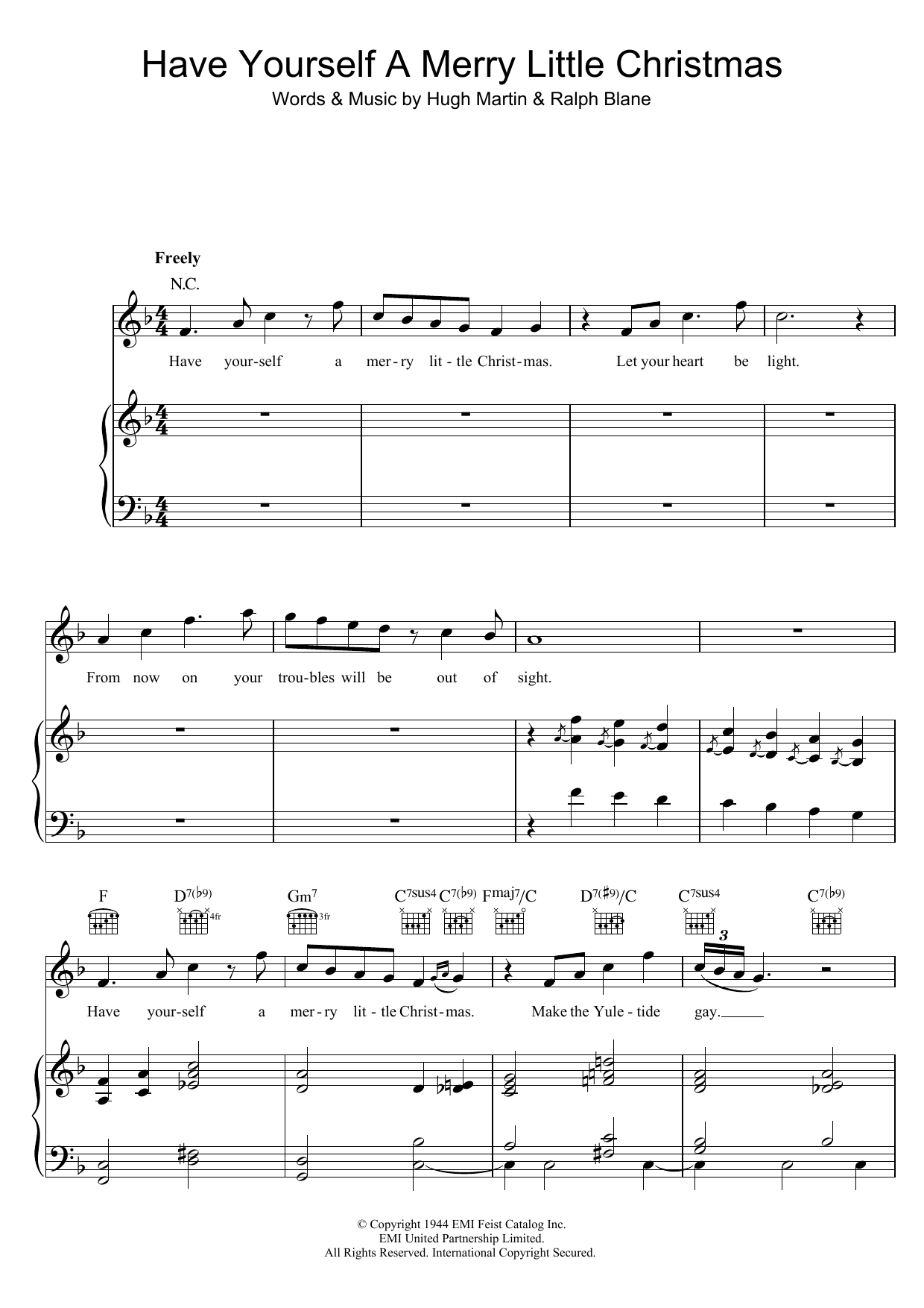 Download Sam Smith Have Yourself A Merry Little Christmas Sheet Music