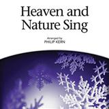 Download or print Heaven And Nature Sing Sheet Music Printable PDF 10-page score for Winter / arranged SATB Choir SKU: 154508.