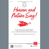 Download or print Heaven and Nature Sing! Sheet Music Printable PDF 11-page score for Christmas / arranged SATB Choir SKU: 1216658.