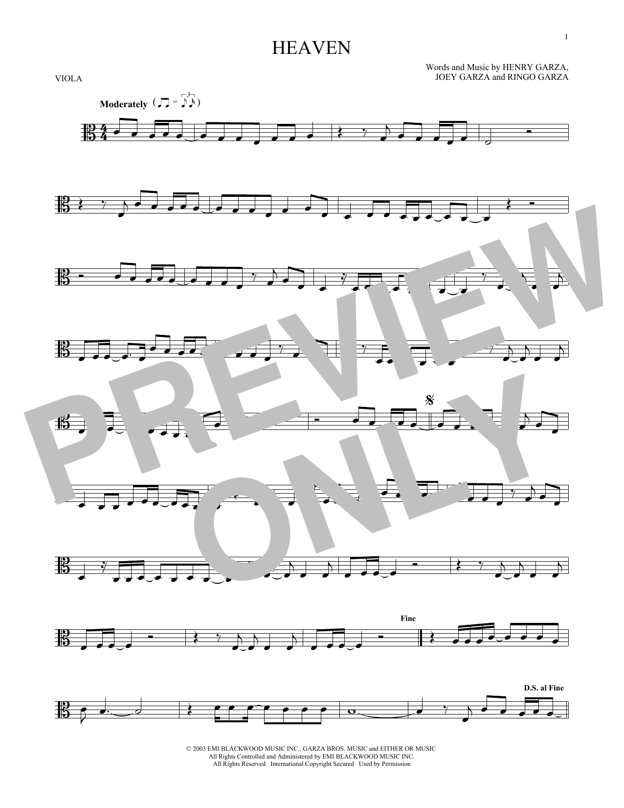 Download Los Lonely Boys Heaven Sheet Music