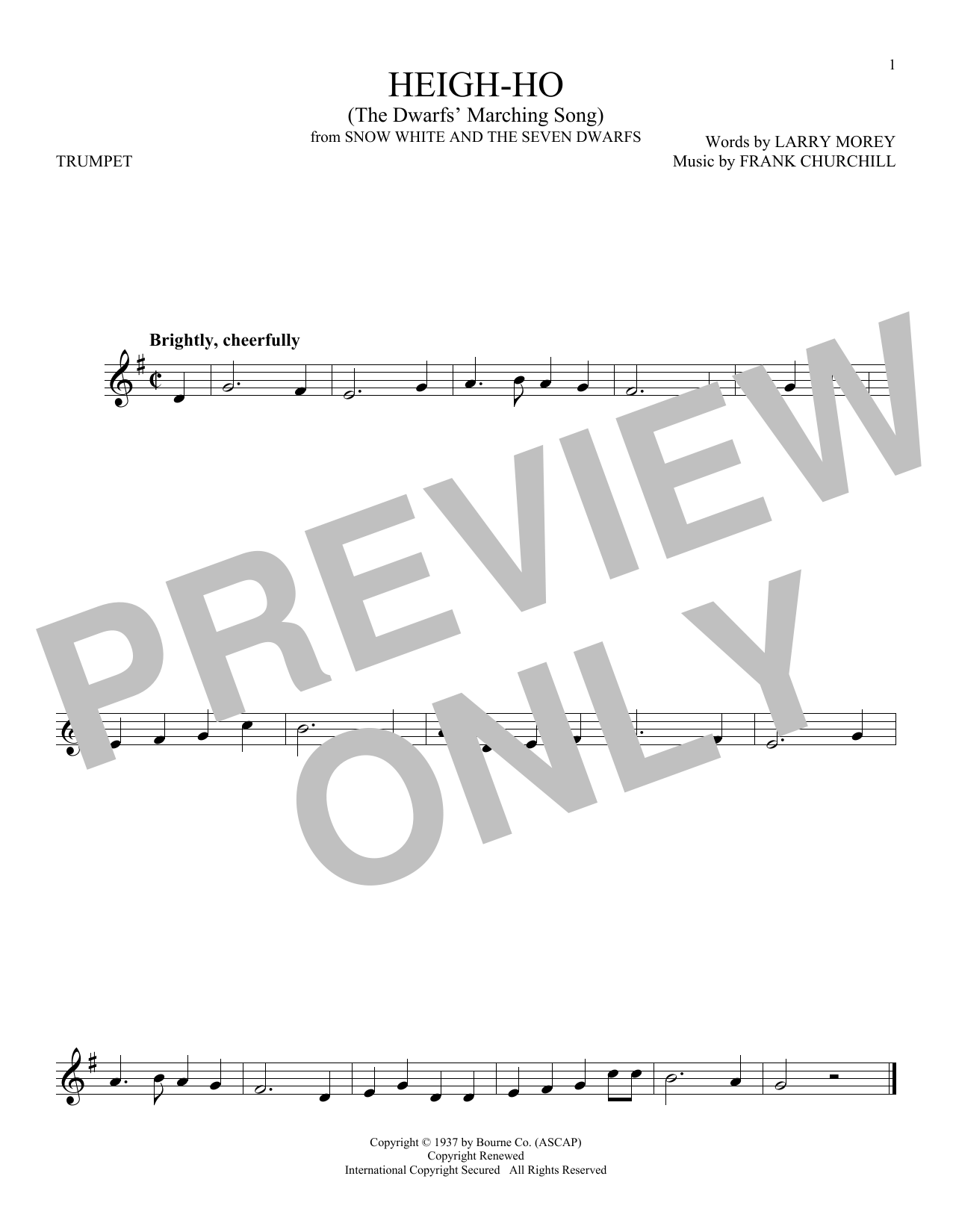 Download Larry Morey Heigh-Ho Sheet Music