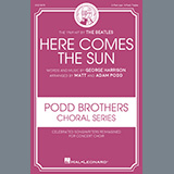 Download or print Here Comes The Sun (arr. Matt and Adam Podd) Sheet Music Printable PDF 11-page score for Pop / arranged Choir SKU: 1420930.