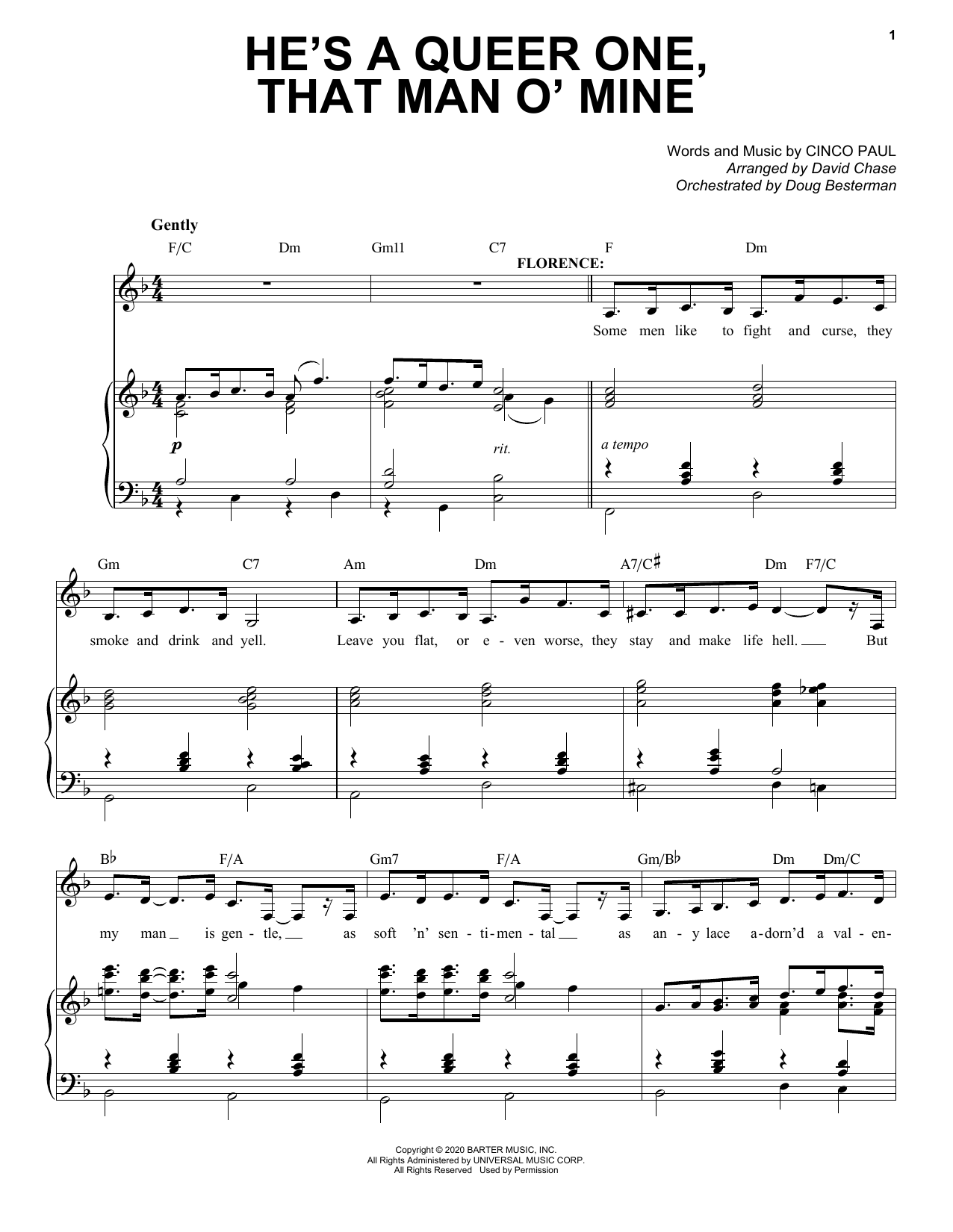Download Cinco Paul He's A Queer One, That Man O' Mine (fro Sheet Music
