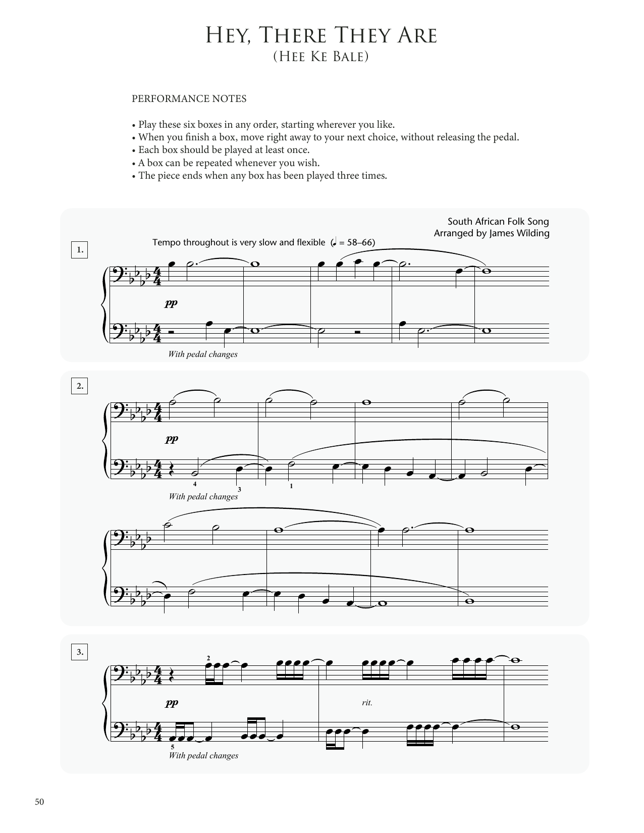 Download South African folk song Hey, There They Are (Hee Ke Bale) (arr. Sheet Music