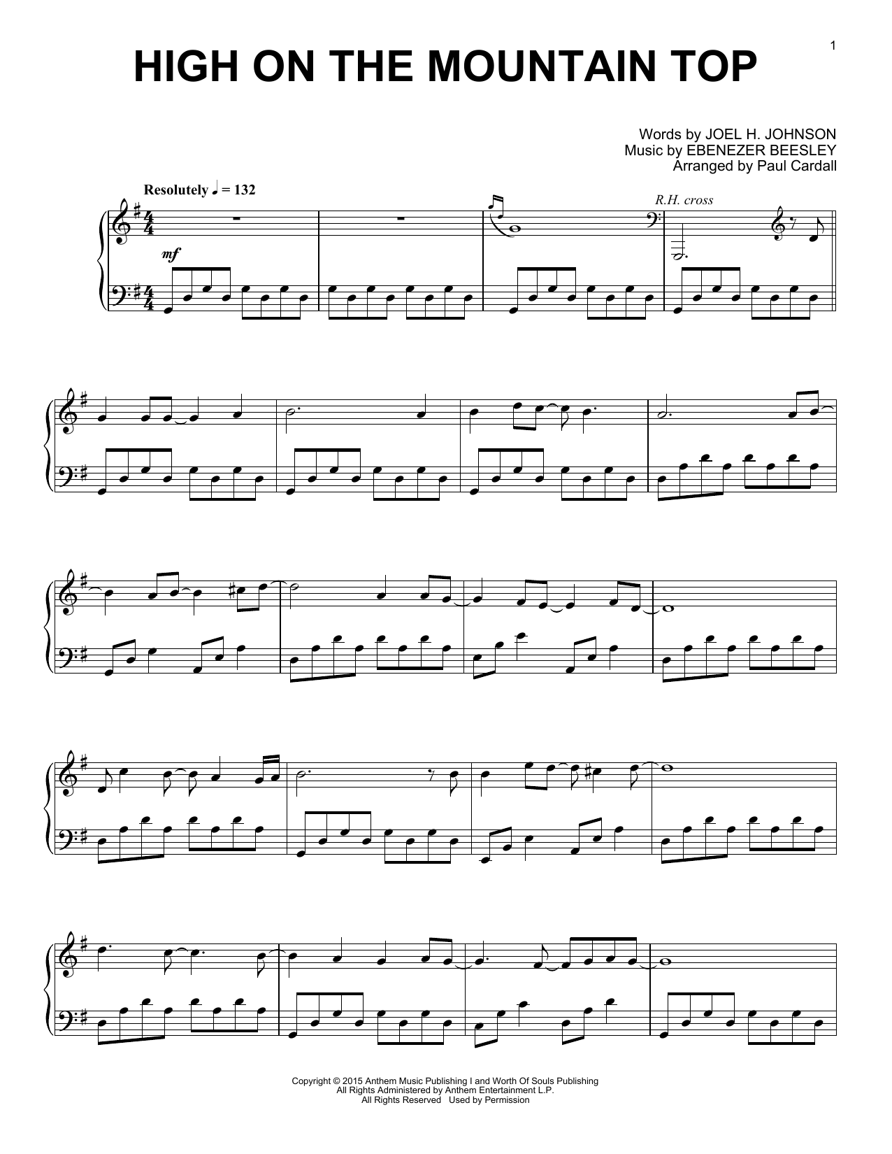 Download Paul Cardall High On The Mountain Top Sheet Music