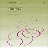 Download or print High Fives - Percussion 4 Sheet Music Printable PDF 1-page score for Concert / arranged Percussion Ensemble SKU: 359979.