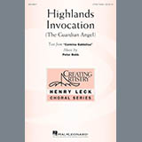 Download Peter Robb Highlands Invocation Sheet Music and Printable PDF Score for 4-Part Choir