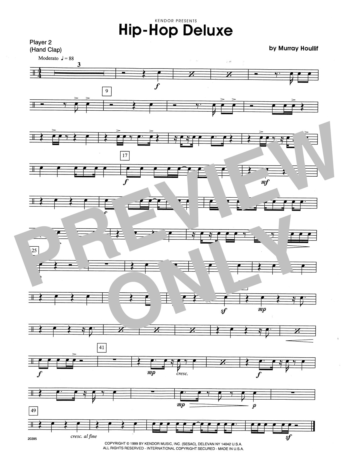 Download Murray Houllif Hip-Hop Deluxe - Percussion 2 Sheet Music