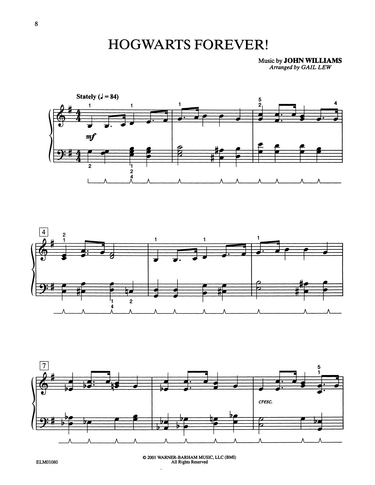 Download John Williams Hogwarts Forever (from Harry Potter) (a Sheet Music