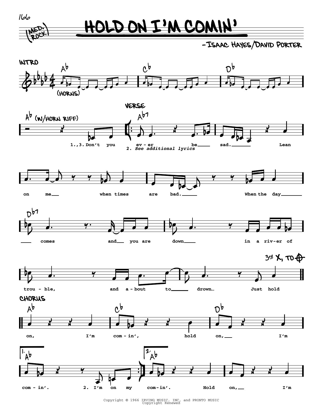 Download B.B. King & Eric Clapton Hold On I'm Comin' Sheet Music