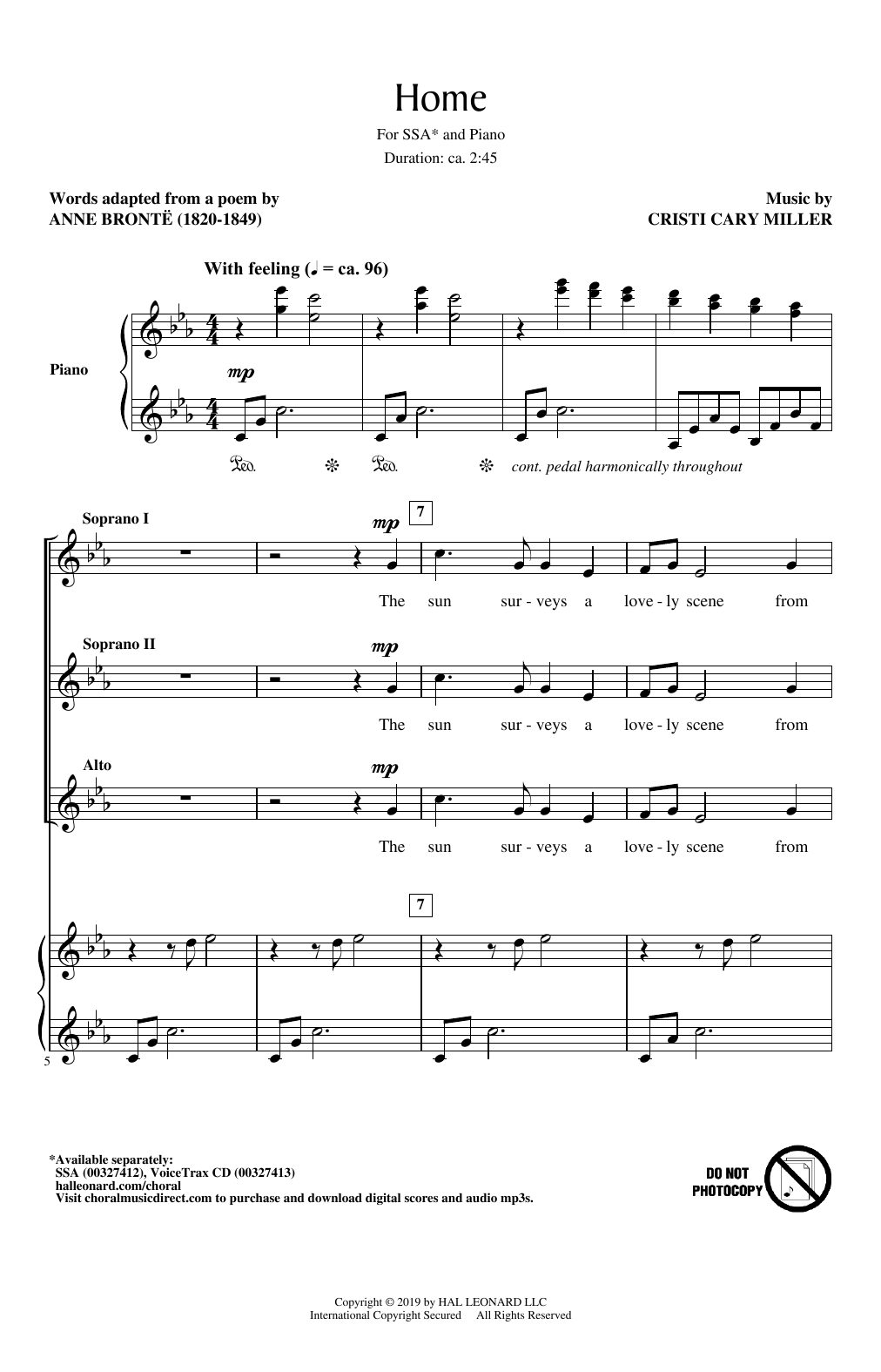 Download Cristi Cary Miller Home Sheet Music