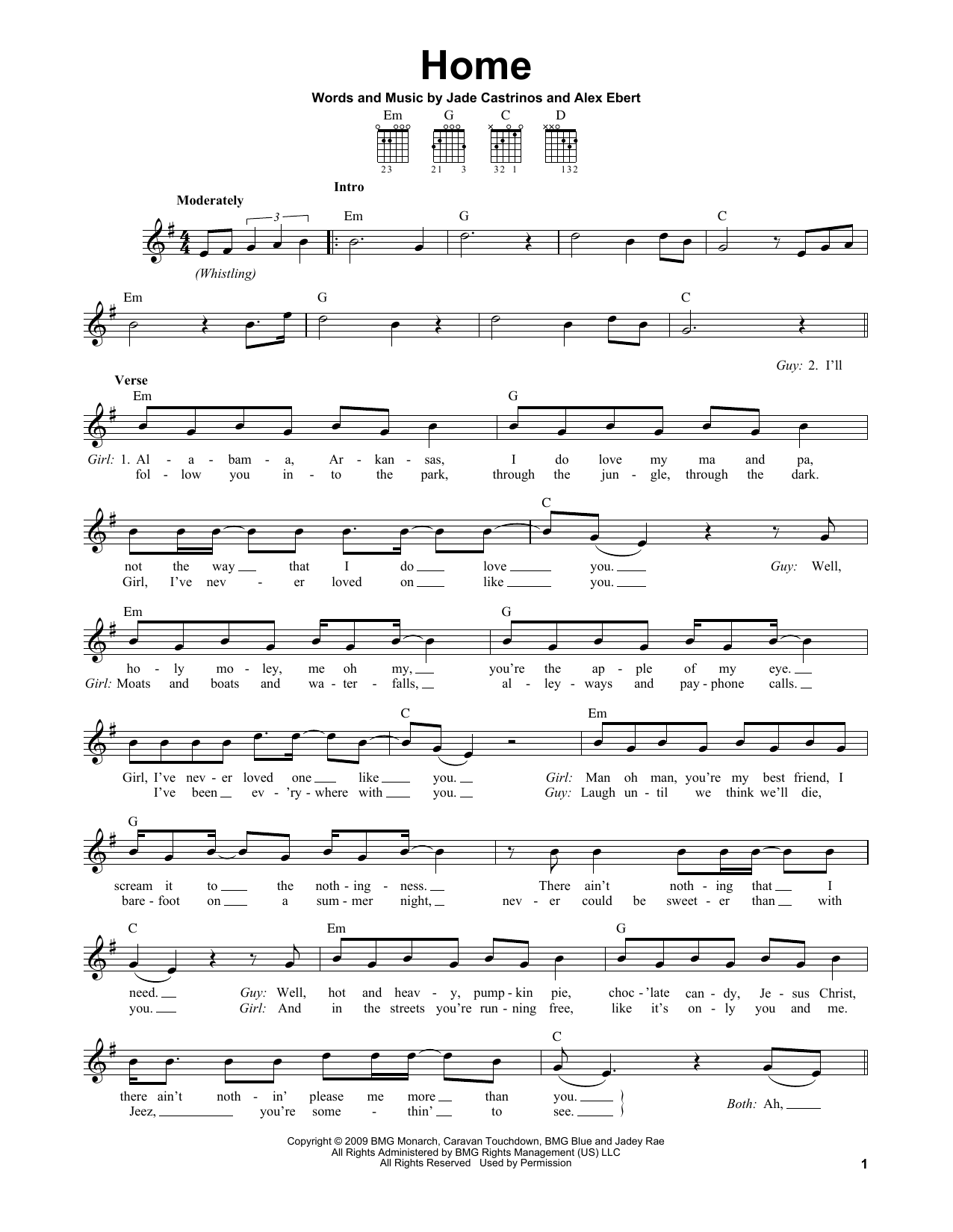 Download Edward Sharpe & the Magnetic Zeros Home Sheet Music