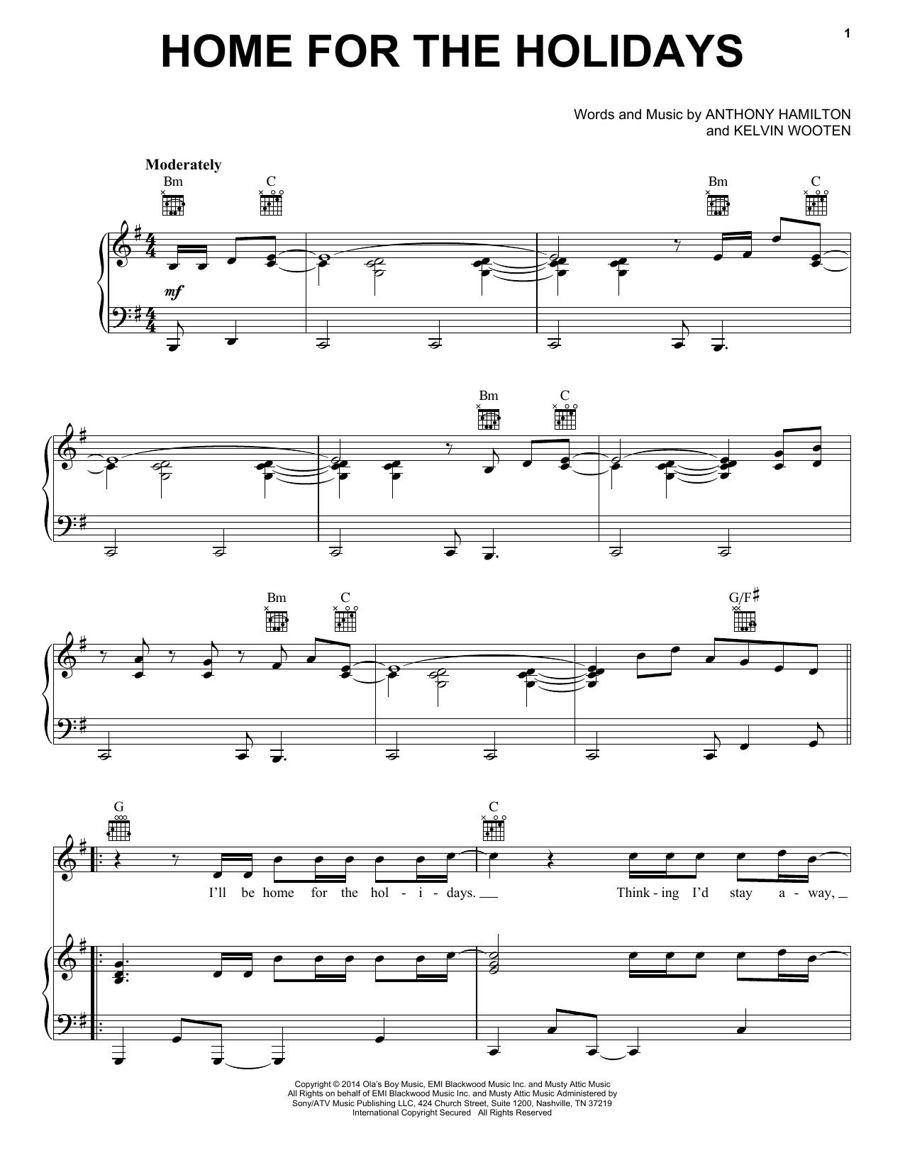 Download Eric Clapton Home For The Holidays Sheet Music
