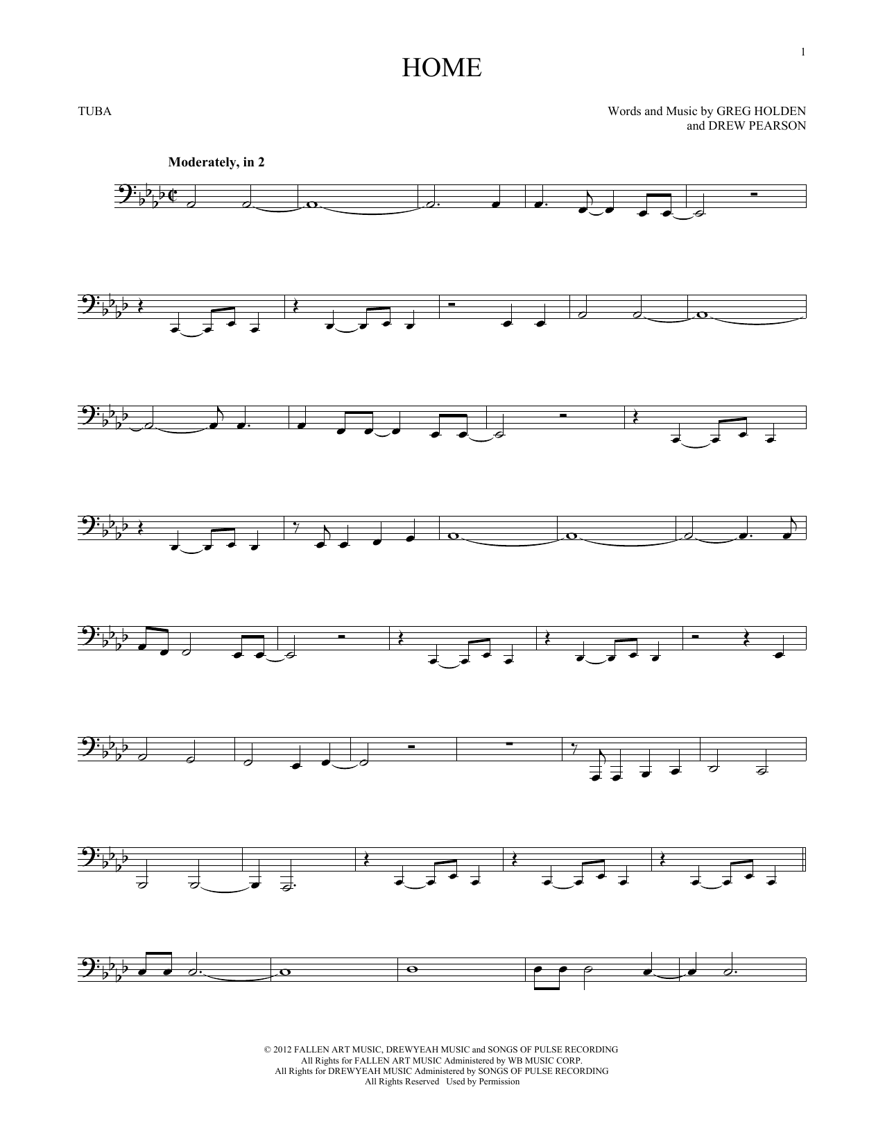 Download Phillip Phillips Home Sheet Music