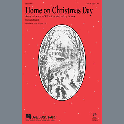 Download Mac Huff Home On Christmas Day Sheet Music and Printable PDF Score for SAB Choir