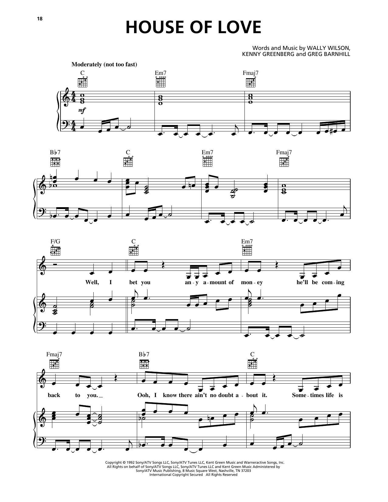Download Amy Grant House Of Love Sheet Music
