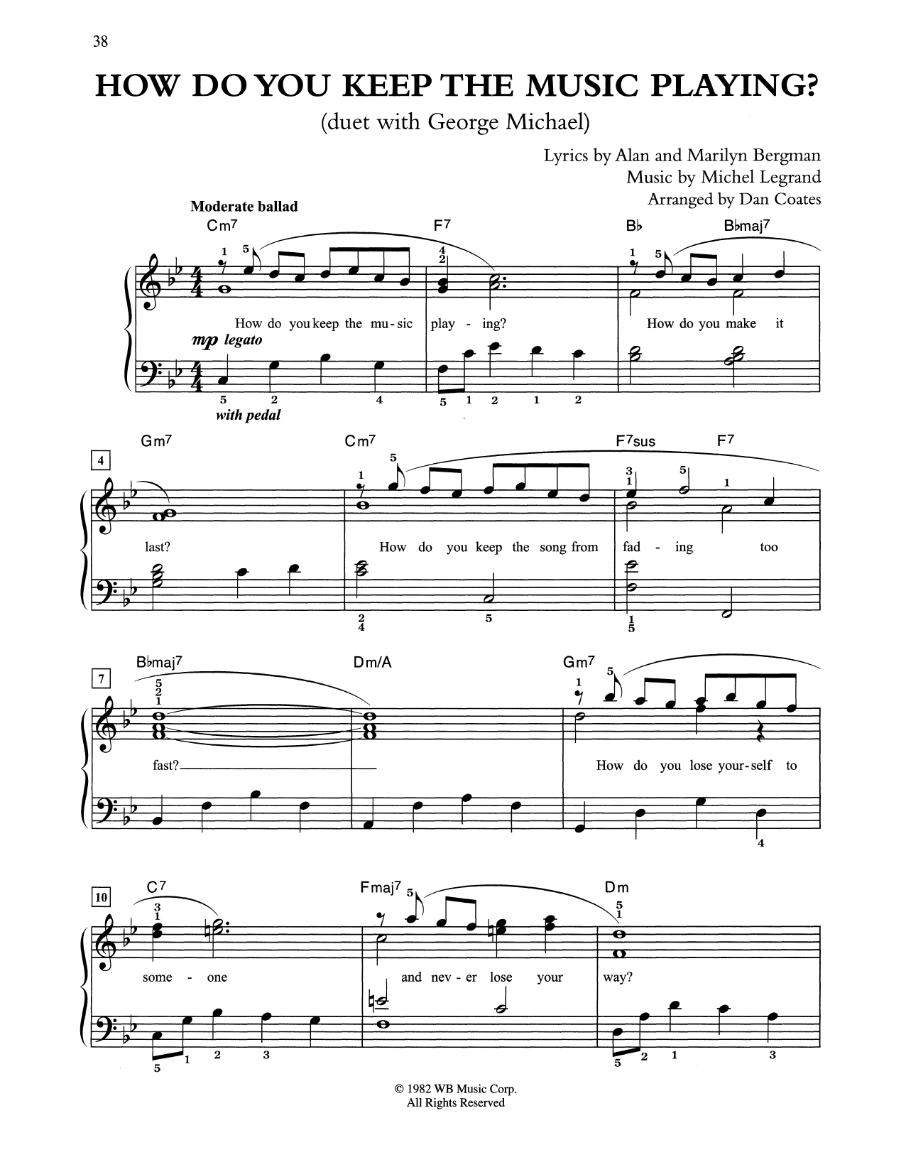 Download James Ingram and Patti Austin How Do You Keep The Music Playing? (fro Sheet Music