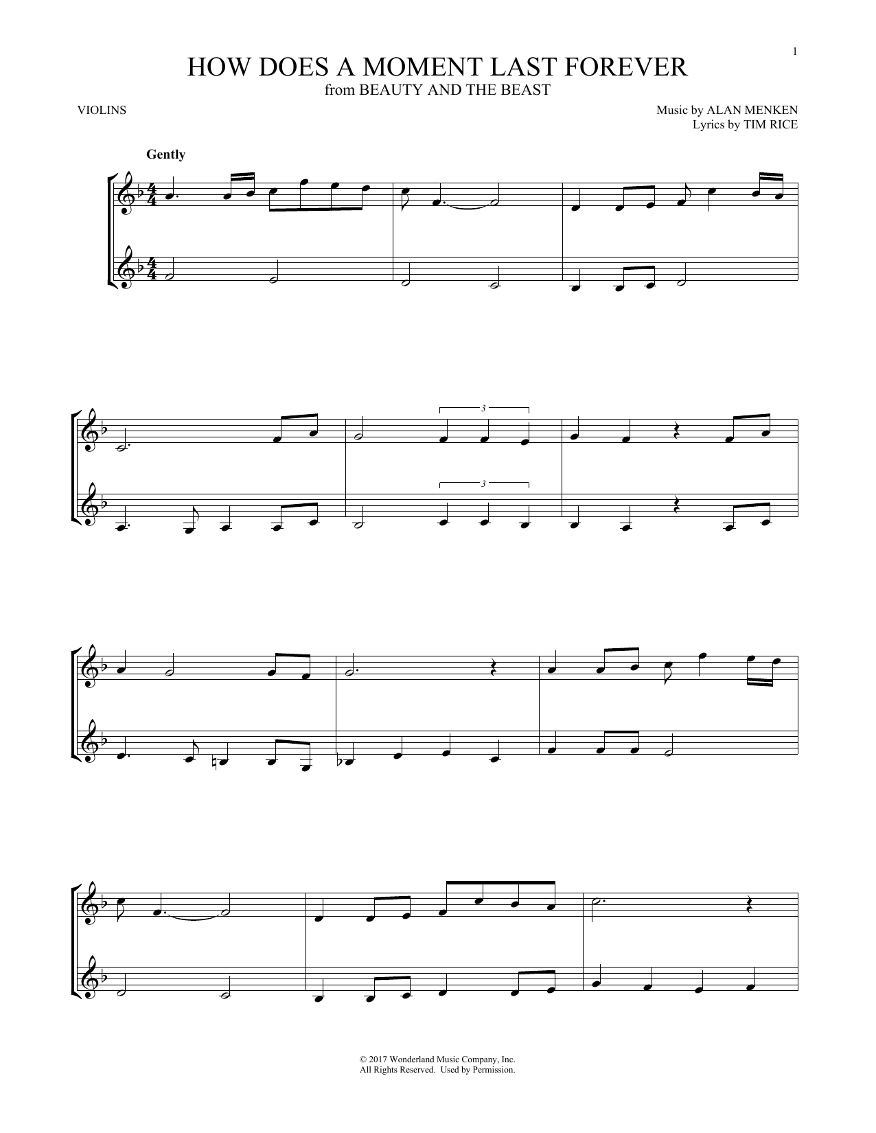 Download Celine Dion How Does A Moment Last Forever (from Be Sheet Music