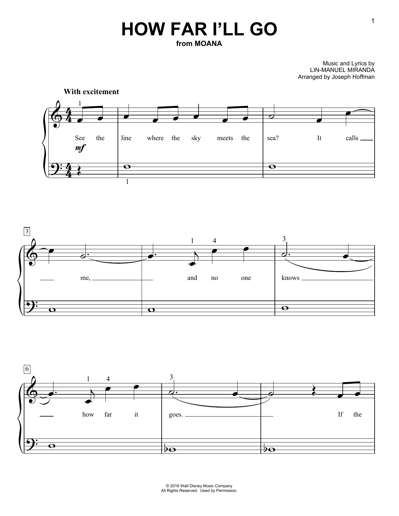 Download Alessia Cara How Far I'll Go (from Moana) (arr. Jose Sheet Music