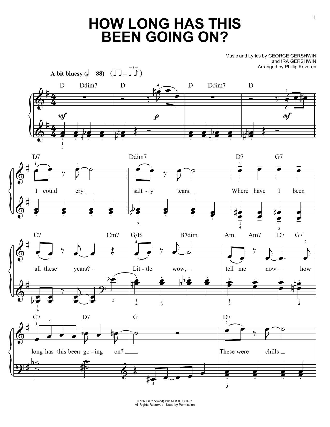 Download Phillip Keveren How Long Has This Been Going On? Sheet Music