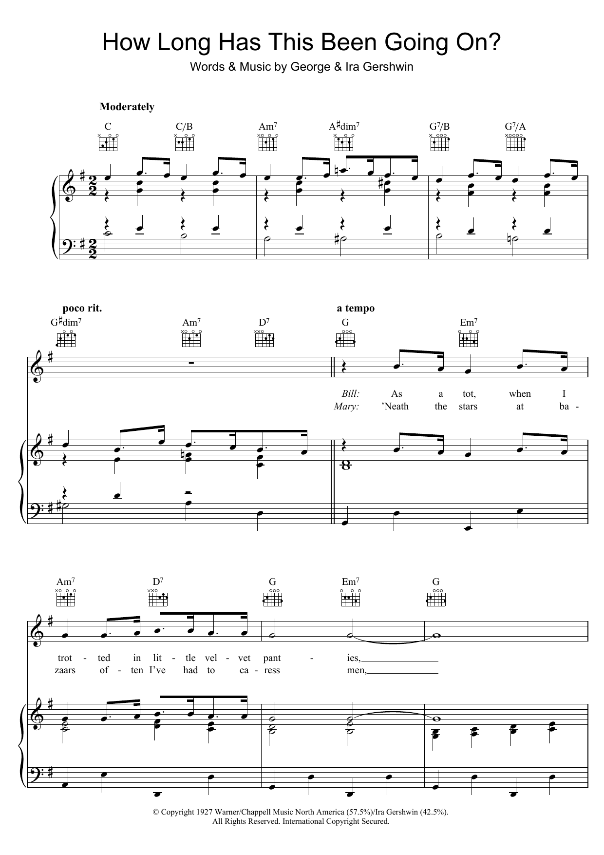 Download George Gershwin How Long Has This Been Going On? Sheet Music