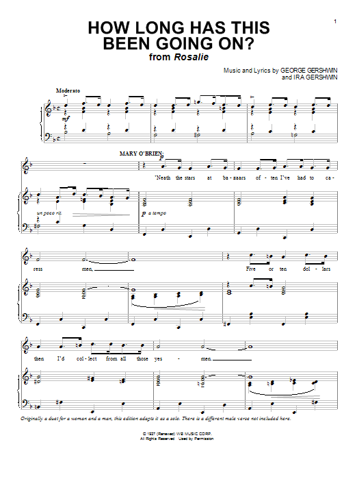 Download George Gershwin How Long Has This Been Going On? Sheet Music