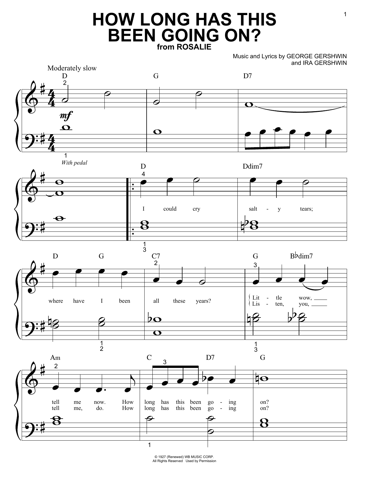 Download Ira Gershwin How Long Has This Been Going On? Sheet Music