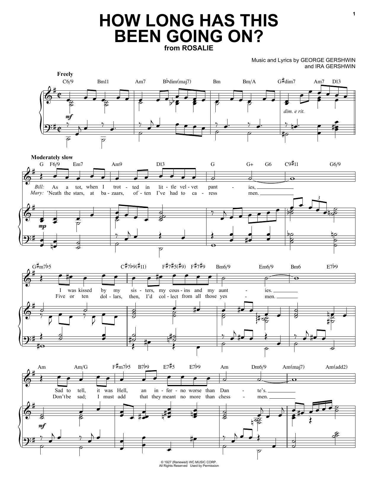Download George Gershwin How Long Has This Been Going On? [Jazz Sheet Music